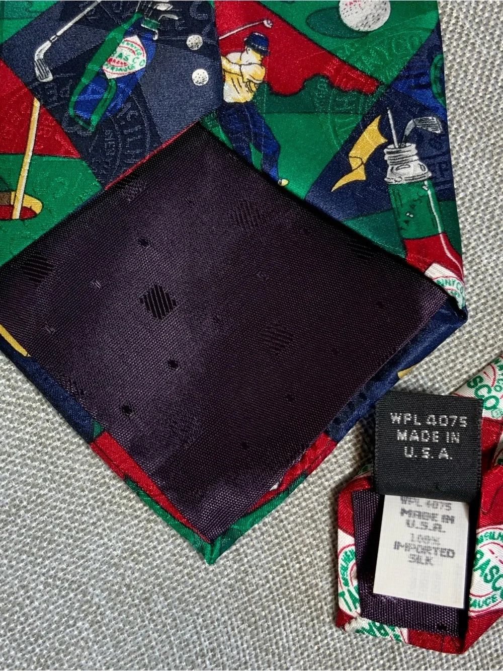 Official TABASCO golf necktie